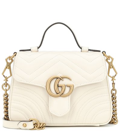 Gg Marmont Mini Leather Shoulder Bag - Gucci | mytheresa