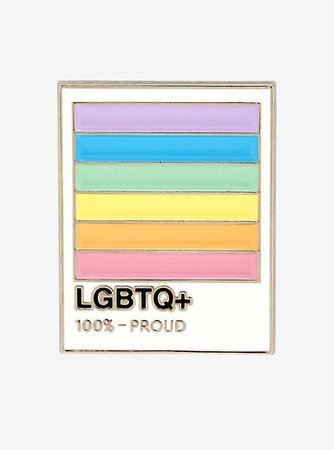LGBTQ+ Color Swatch Enamel Pin