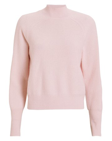 Jillian Mock Neck Cashmere Sweater