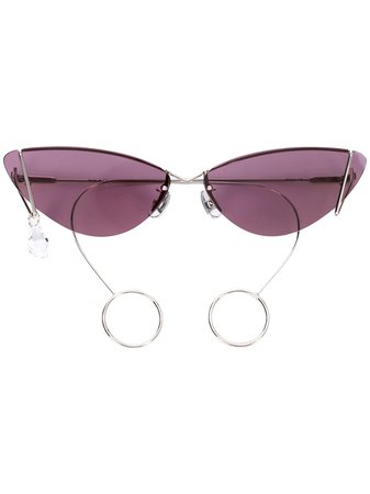 Justine Clenquet Laurie cat eye sunglasses