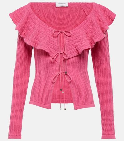 blumarine sweater hot pink