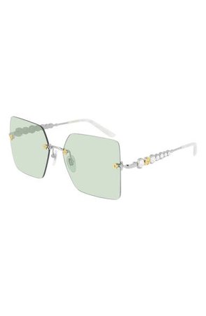 Gucci 56mm Square Sunglasses | Nordstrom