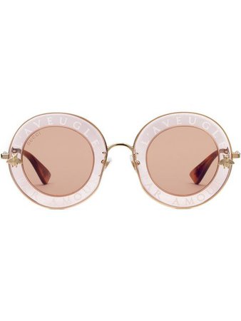Gucci Eyewear round-frame sunglasses $650 - Buy Online SS19 - Quick Shipping, Price