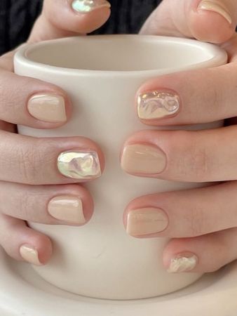 45+ Beige Nail Designs With a Korean Flair Great on Everyone