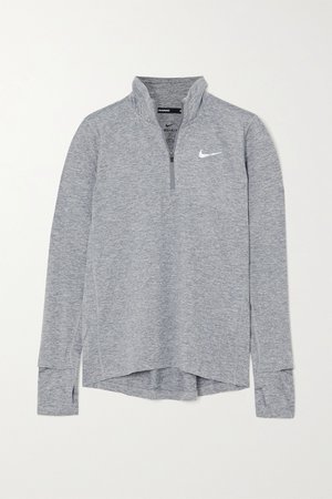 Gray Element stretch-jersey top | Nike | NET-A-PORTER