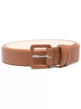 Black & Brown grained-leather Belt