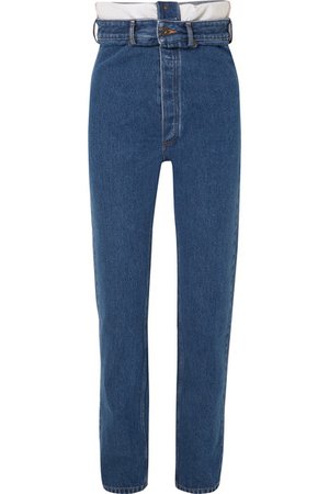 Y/PROJECT | High-rise straight-leg jeans | NET-A-PORTER.COM