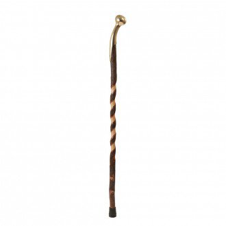 Free-Form Twisted Hickory Hame Top Walking Cane| 1800wheelchair
