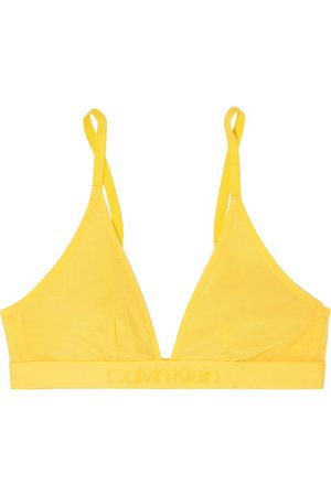Calvin Klein Underwear | Soutien-gorge triangle à bonnets souples en résille stretch | NET-A-PORTER.COM