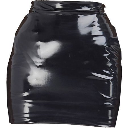 *clipped by @luci-her* LQS PVC Mini Skirt
