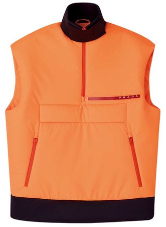 prada orange jacket