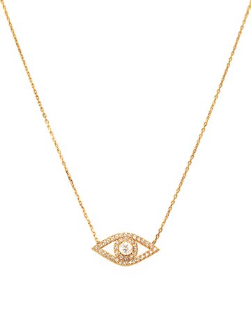 Classic Sparkling Evil Eye Necklace — SUSAN HANOVER DESIGNS