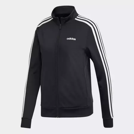 Women's 3 Stripe Black and White Track Jacket | DP2406 | adidas US