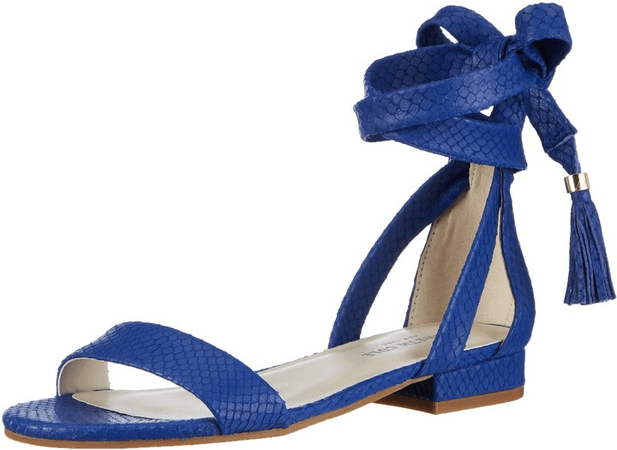 cobalt blue sandals