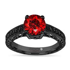 black and red diamond ring - Google Search