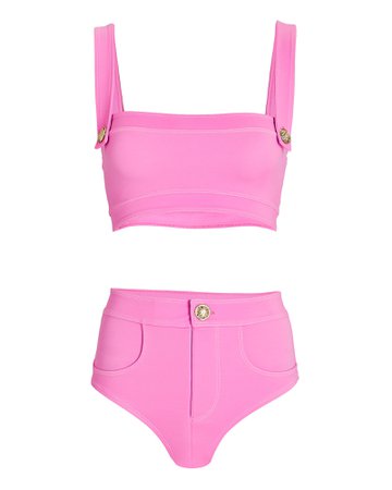 Oye Swimwear Lavinia Bandeau Bikini Set | INTERMIX®