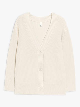 AND/OR Alex Oversized Cardigan, Stone at John Lewis & Partners