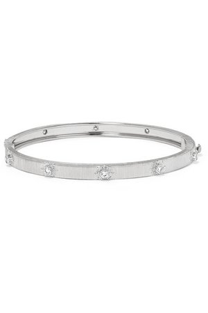 Buccellati | Macri 18-karat white gold diamond bracelet | NET-A-PORTER.COM