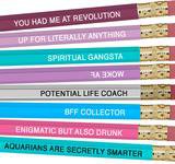 Astrology Pencils Aquarius - NEW – Whiskey River Soap Co.