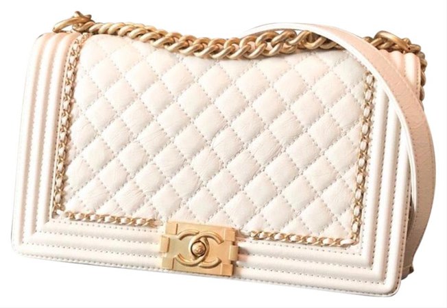 chanel-boy-limited-edition-medium-gold-chain-accent-distressed-cream-off-white-leather-shoulder-bag-0-1-960-960.jpg (960×663)