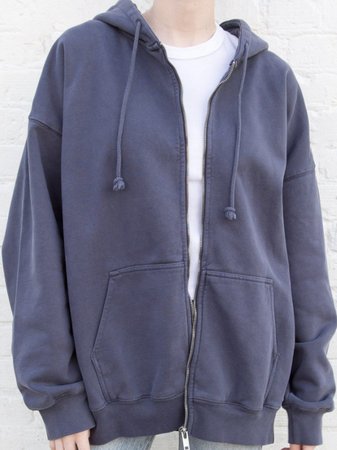 navy blue oversized hoodie