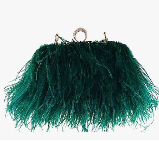 feather bag