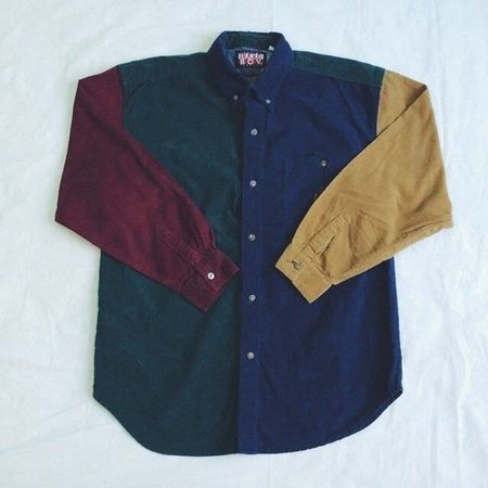 '90s Color Block Shirt