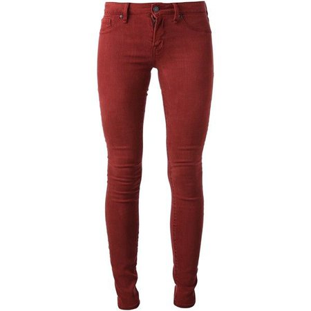 Dark Red Jeans