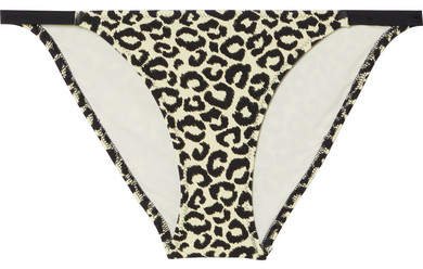 The Morgan Leopard-print Bikini Briefs - Leopard print