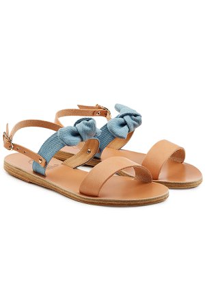Clio Bow Leather Sandals Gr. IT 37