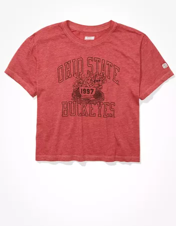 Tailgate Women's Ohio State Buckeyes Retro T-Shirt red