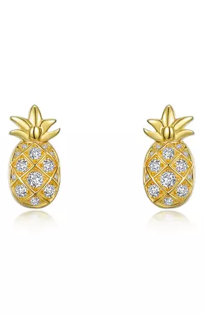 Lafonn Simulated Diamond Pineapple Drop Earrings | Nordstrom