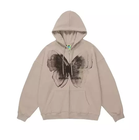 'Butterfly' Zip up hoodie | Santo