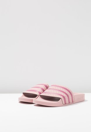 adidas Originals ADILETTE EXCLUSIVE - Chanclas de baño - pink spice/trace maroon - Zalando.es