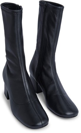 Carlos Stretch Leather Ankle Boot