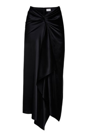Nancy Silk-Blend Pareo-Style Skirt by Magda Butrym | Moda Operandi