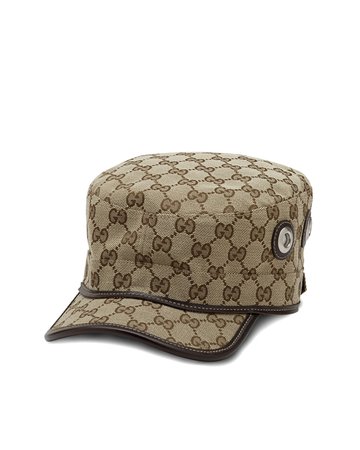Gucci Canvas Military Hat in Natural