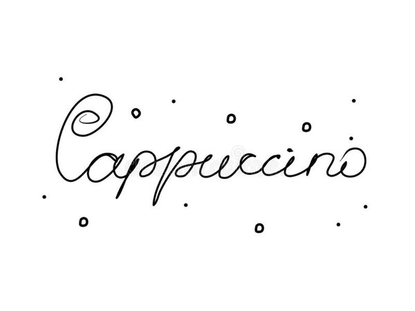 cappuccino text - Google Search