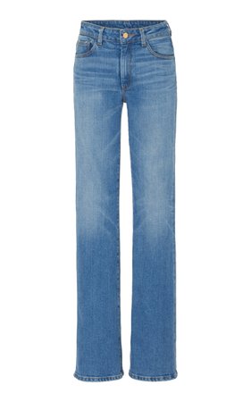 High-Rise Straight-Leg Jeans by Brandon Maxwell | Moda Operandi