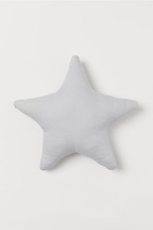 Star-shaped cushion - Light grey - Home All | H&M GB