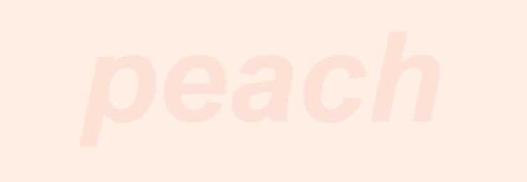 peach text