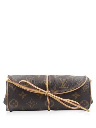 Louis Vuitton Brown Canvas Suede Jewelry Monogram Travel Roll-up - Tradesy