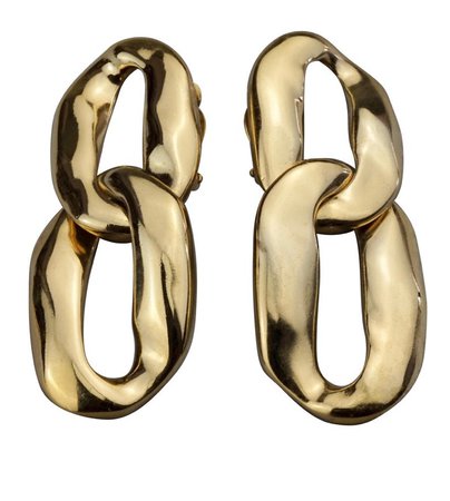 Yves Saint Laurent Chain Link Earrings