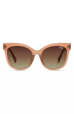 Quay Australia It's My Way 53mm Polarized Cat Eye Sunglasses | Nordstrom