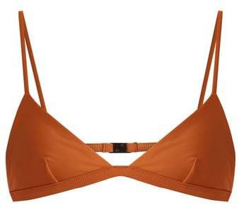 Matteau - The Petite Triangle Bikini Top - Womens - Orange