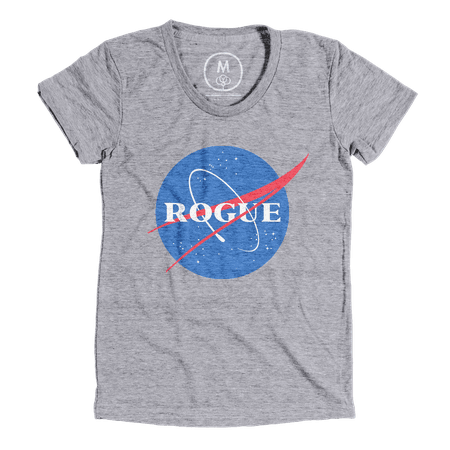 “Rogue NASA” graphic tee, tank, and long sleeve tee by Rogue NASA. | Cotton Bureau
