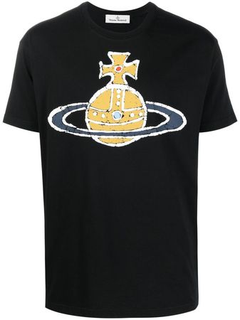 Vivienne Westwood Orb-logo Print T-shirt - Farfetch