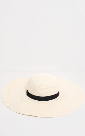 Cream Floppy Sun Hat | Accessories | PrettyLittleThing