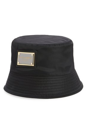 Dolce&Gabbana Logo Plate Bucket Hat | Nordstrom