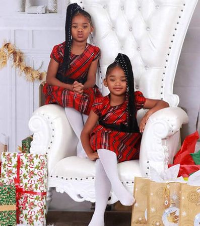 Megan and Morgan's Christmas picture
